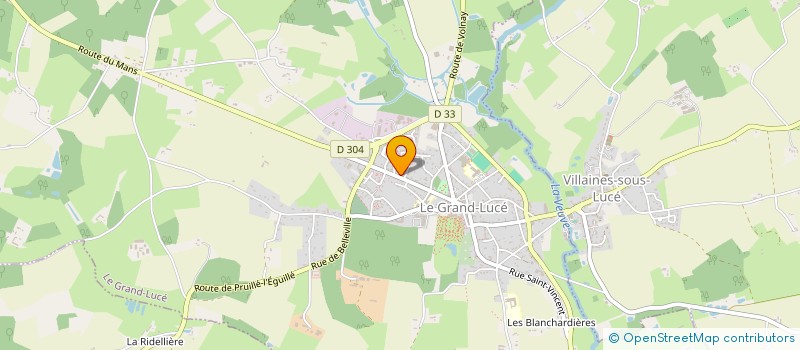 localisation de l'entreprise SCI DU BOULEAU  LE GRAND-LUCE