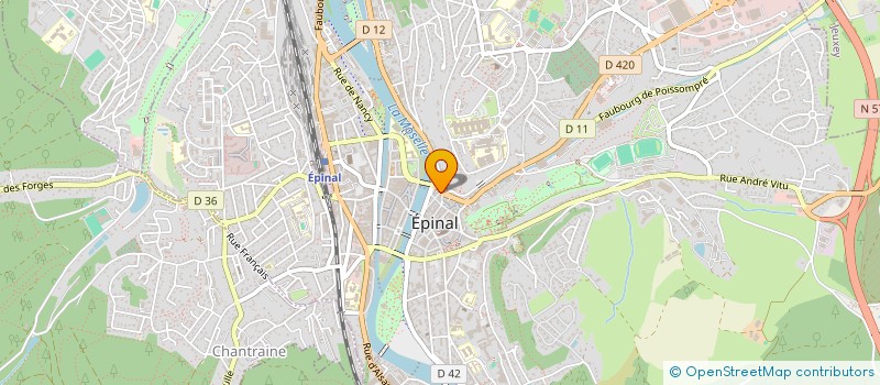 localisation de l'entreprise SCI DU BOULEAU à EPINAL