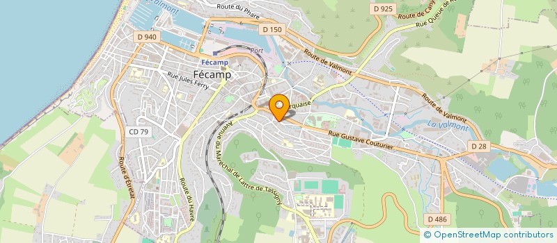 localisation de l'entreprise SCI DU BOULEAU  FECAMP
