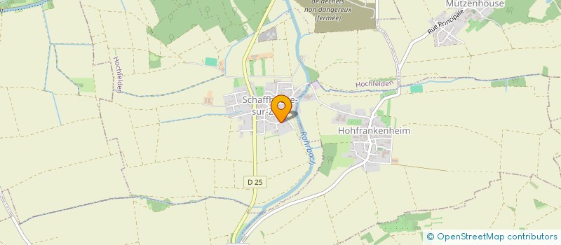 localisation de l'entreprise SCI DU BOULEAU  HOCHFELDEN