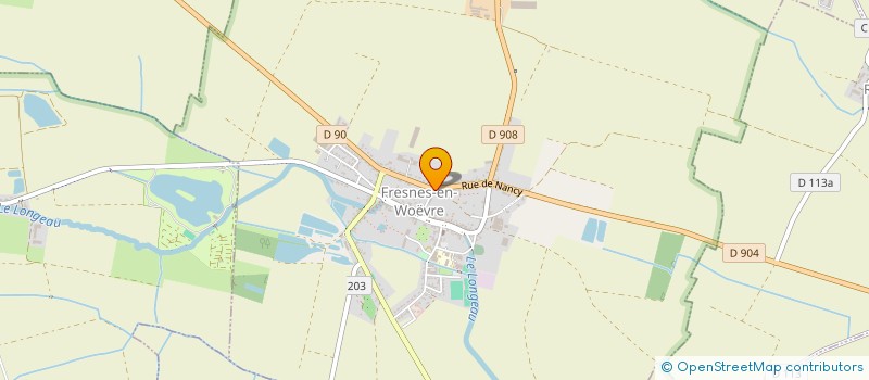 localisation de l'entreprise SCI DU BOULEAU à FRESNES-EN-WOEVRE