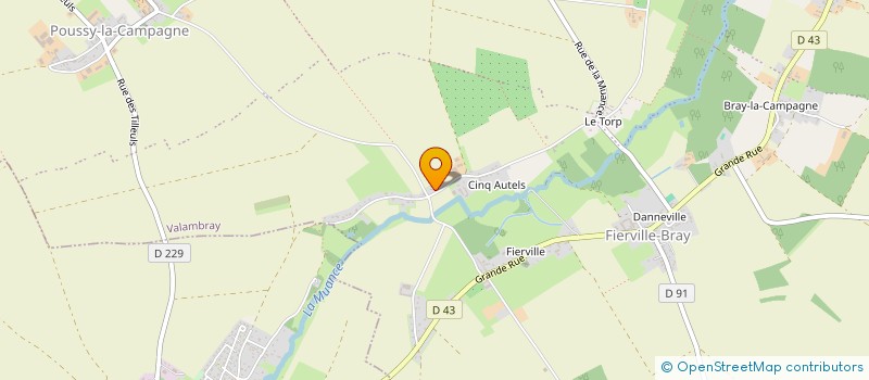 localisation de l'entreprise SCI DU BOULEAU  VALAMBRAY