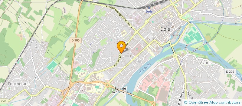 localisation de l'entreprise SCI DU BOULEVARD à DOLE