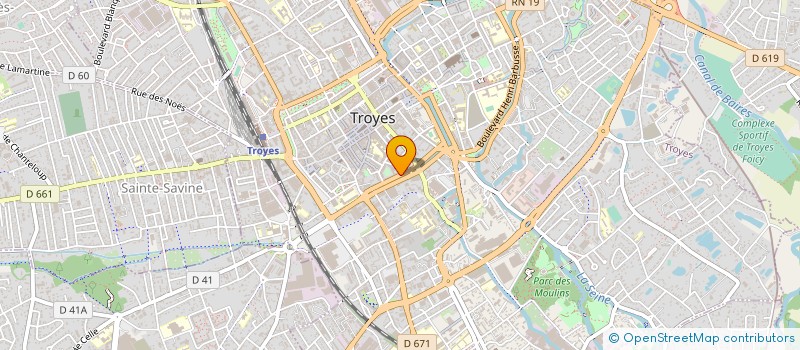 localisation de l'entreprise SCI DU BOULEVARD à TROYES