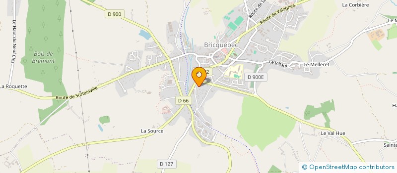 localisation de l'entreprise SCI DU BOULEVARD à BRICQUEBEC-EN-COTENTIN