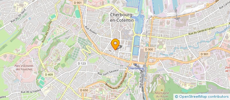 localisation de l'entreprise SCI DU BOULEVARD à CHERBOURG-EN-COTENTIN