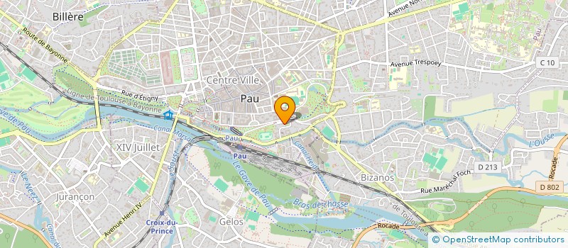 localisation de l'entreprise SCI DU BOULEVARD à PAU