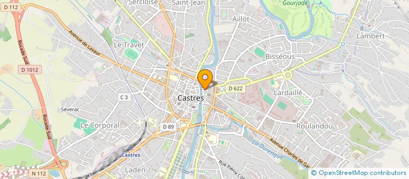 localisation de l'entreprise SCI DU BOULEVARD  CASTRES