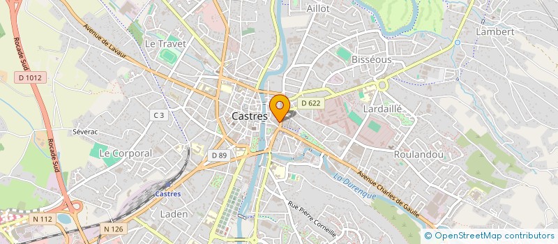 localisation de l'entreprise SCI DU BOULEVARD ARIBAT  CASTRES