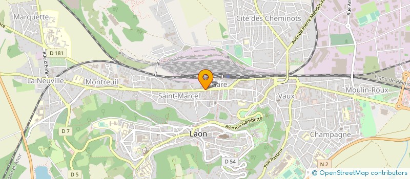 localisation de l'entreprise SCI DU BOULEVARD BROSSOLETTE à LAON