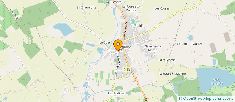 localisation de l'entreprise SCI DU BOULEVARD CARNOT  COUR-CHEVERNY