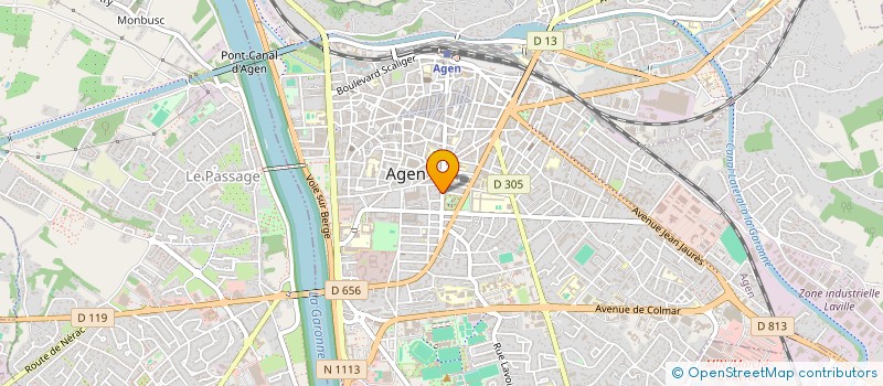 localisation de l'entreprise SCI DU BOULEVARD CARNOT  AGEN