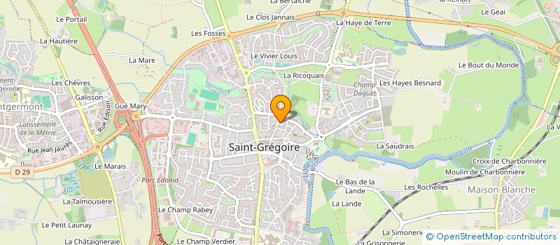 localisation de l'entreprise SCI DU BOULEVARD DE LA GARE  LAVAUDIEU