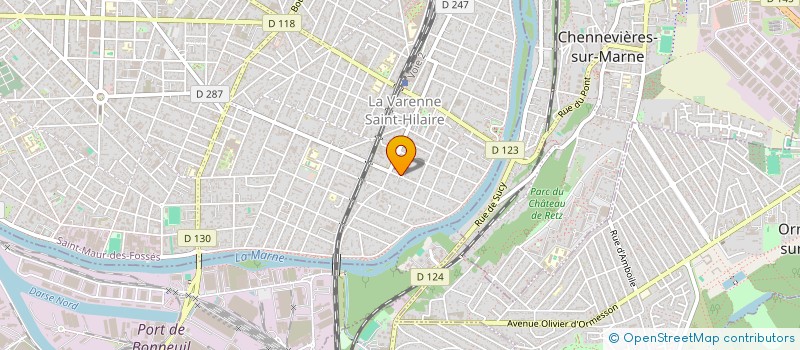 localisation de l'entreprise SCI DU BOULEVARD DE LA MARNE à SAINT-MAUR-DES-FOSSES