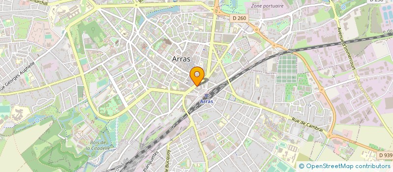 localisation de l'entreprise SCI DU BOULEVARD DE STRASBOURG à ARRAS