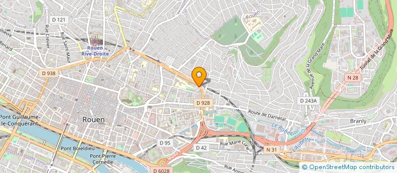 localisation de l'entreprise SCI DU BOULEVARD DE VERDUN  ROUEN