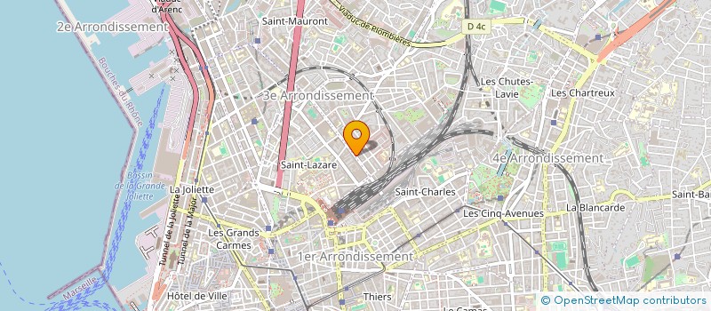 localisation de l'entreprise SCI DU BOULEVARD NATIONAL à MARSEILLE