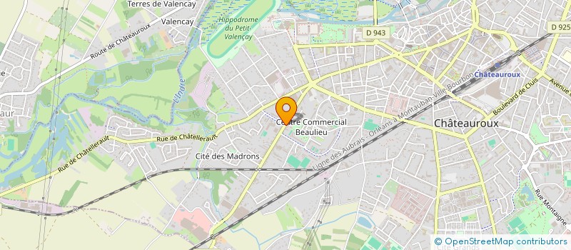 localisation de l'entreprise SCI DU BOULEVARD ROOSEVELT à CHATEAUROUX