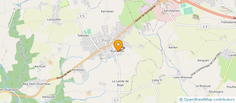 localisation de l'entreprise SCI DU BOULODROME  BAYE