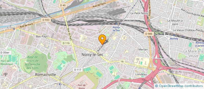 localisation de l'entreprise SCI DU BOUQUET à NOISY-LE-SEC