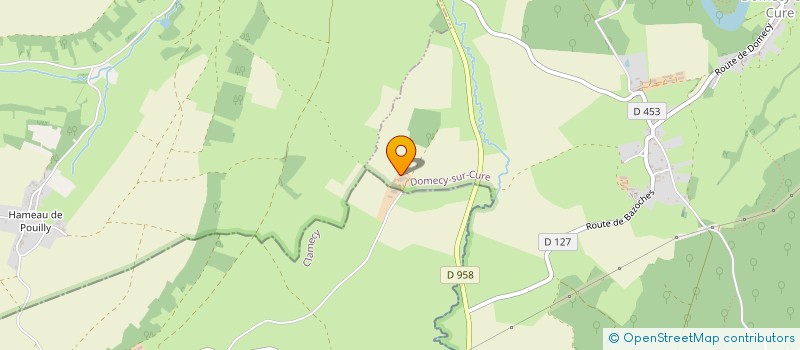 localisation de l'entreprise SCI DU BOUQUETIN  DOMECY-SUR-CURE