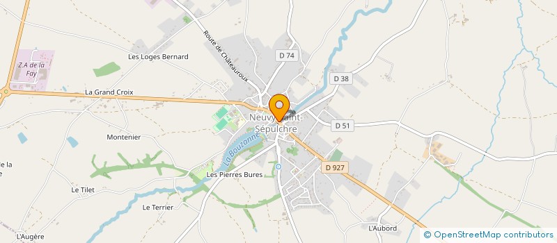 localisation de l'entreprise SCI DU BOURBONNAIS à NEUVY-SAINT-SEPULCHRE