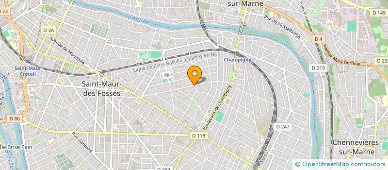 localisation de l'entreprise SCI DU BOURBONNAIS à SAINT-MAUR-DES-FOSSES