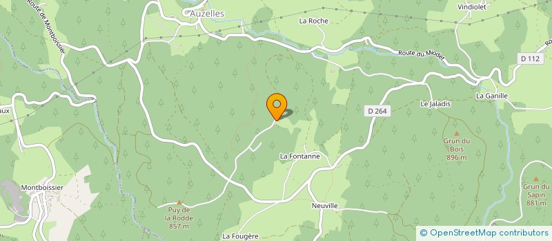 localisation de l'entreprise SCI DU BOURDELLES  AUZELLES