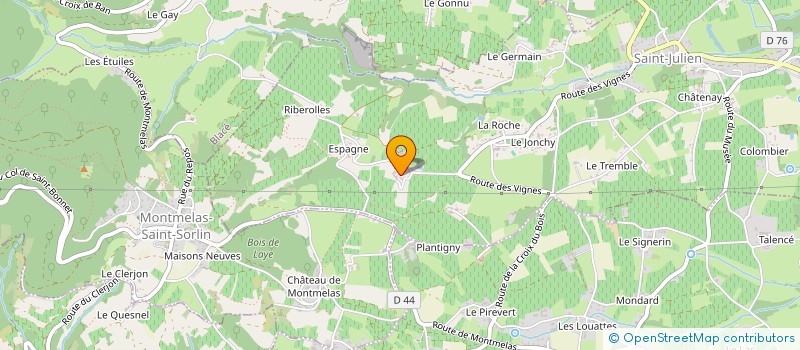 localisation de l'entreprise SCI DU BOURDON  SAINT-JULIEN