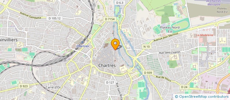localisation de l'entreprise SCI DU BOURG à CHARTRES