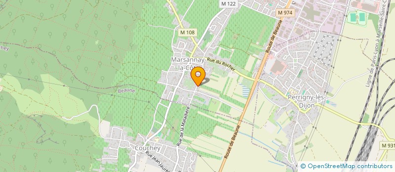 localisation de l'entreprise SCI DU BOURG à MARSANNAY-LA-COTE
