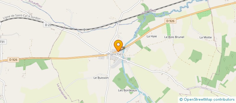 localisation de l'entreprise SCI DU BOURG à PLANCHES