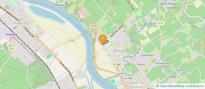 localisation de l'entreprise SCI DU BOURG  BEGUEY