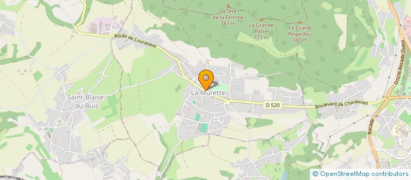 localisation de l'entreprise SCI DU BOURG  LA MURETTE