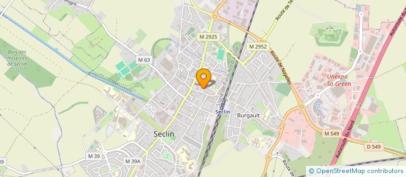 localisation de l'entreprise SCI DU BOURG à SECLIN