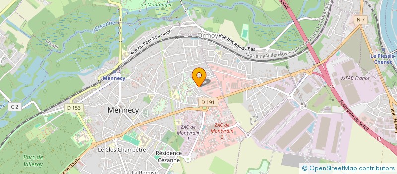localisation de l'entreprise SCI DU BOURG à FONTENAY-LE-VICOMTE