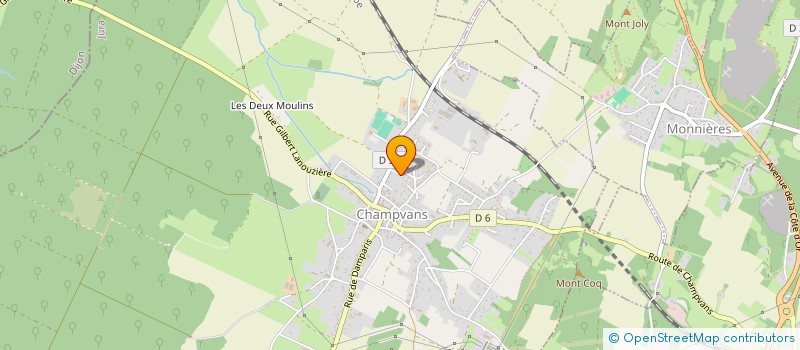 localisation de l'entreprise SCI DU BOURG  CHAMPVANS