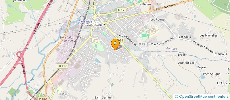 localisation de l'entreprise SCI DU BOURG  SAINT-VINCENT-D'AUTEJAC