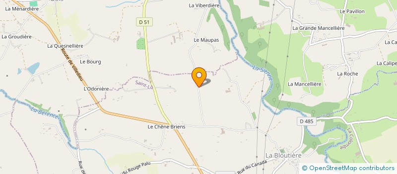 localisation de l'entreprise SCI DU BOURG  LA BLOUTIERE