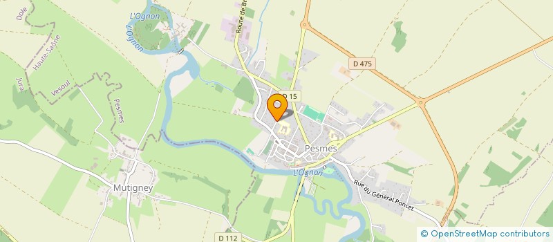 localisation de l'entreprise SCI DU BOURG CALME  PESMES