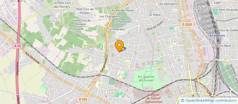 localisation de l'entreprise SCI DU BOURG DES CHAISES à SAINT-JEAN-DE-LA-RUELLE