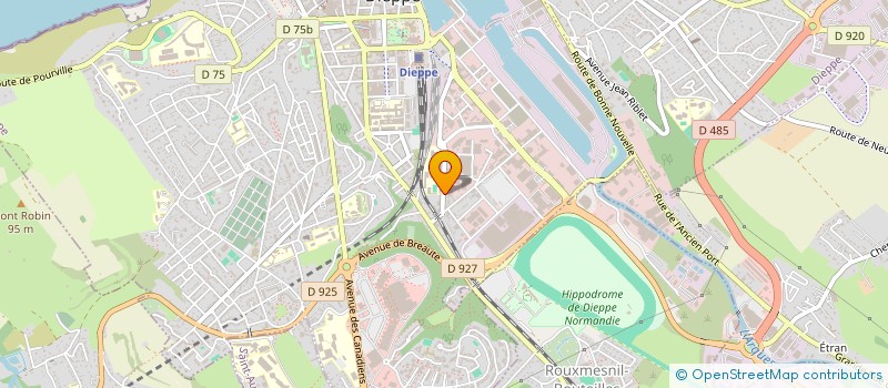 localisation de l'entreprise SCI DU BOURG DUN  DIEPPE