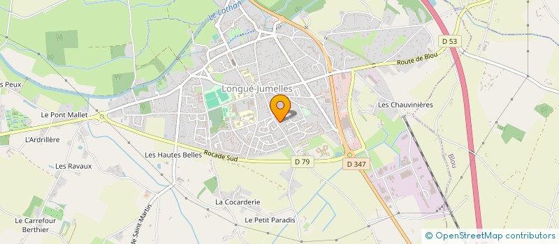 localisation de l'entreprise SCI DU BOURG JOLY  LONGUE-JUMELLES