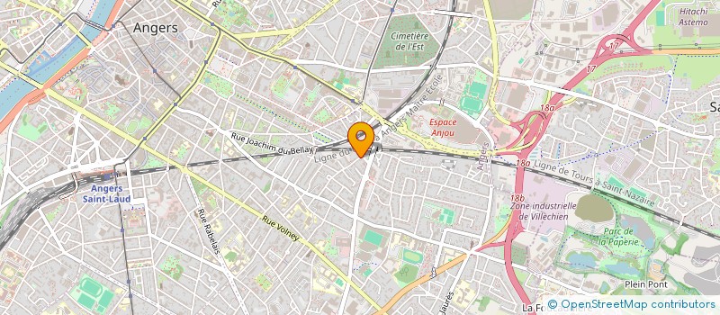 localisation de l'entreprise SCI DU BOURG LA CROIX  ANGERS