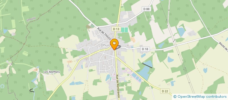 localisation de l'entreprise SCI DU BOURG NEUF  DHUIZON