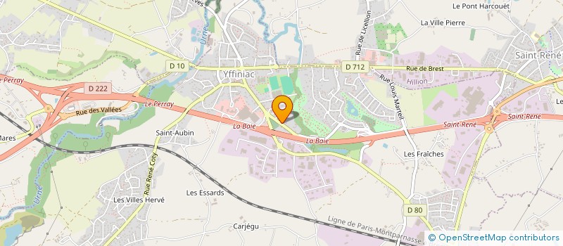 localisation de l'entreprise SCI DU BOURG NEUF  YFFINIAC