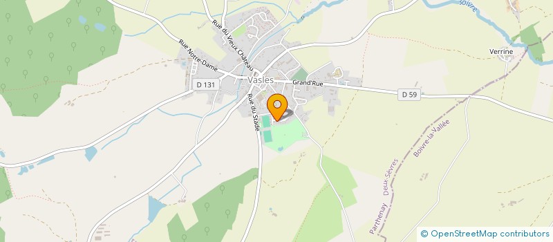 localisation de l'entreprise SCI DU BOURG-NEUF  VASLES