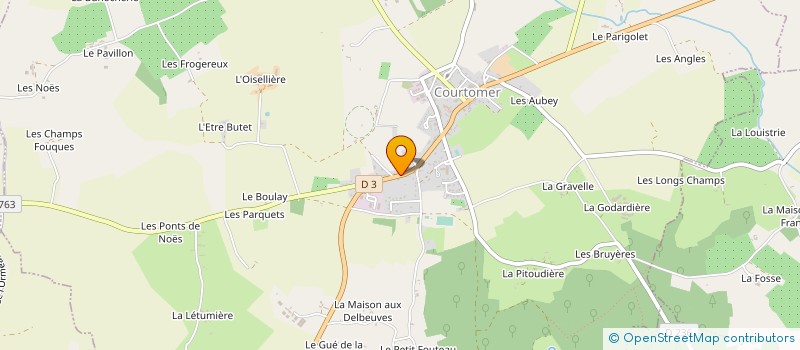 localisation de l'entreprise SCI DU BOURG OUEST à COURTOMER