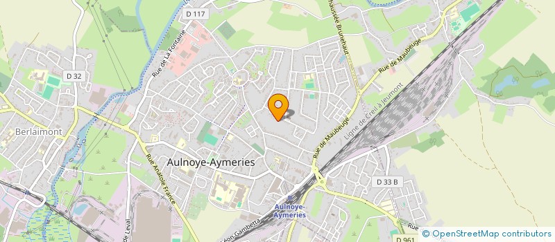 localisation de l'entreprise SCI DU BOURG SAINT PIERRE  AULNOYE-AYMERIES