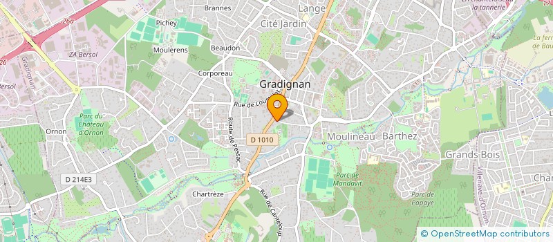 localisation de l'entreprise SCI DU BOURG SUD à GRADIGNAN